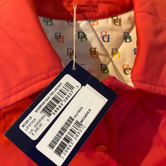Rare Dooney & Bourke Quilted Coat RAINBOW MONOGRAM “IT” COLLECTION Y2K NWT PINK - Picture 4 of 13